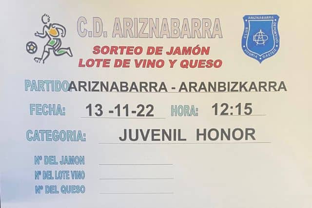 Sorteo del 13 de noviembre