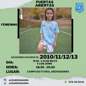 Jornada de puertas abiertas para jugadoras