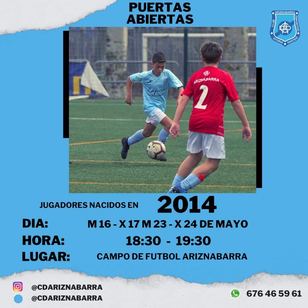 Puertas abiertas Ariznabarra nacidos 2014