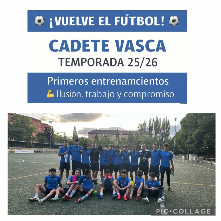 cadete vasca ariznabarra entrenamientos