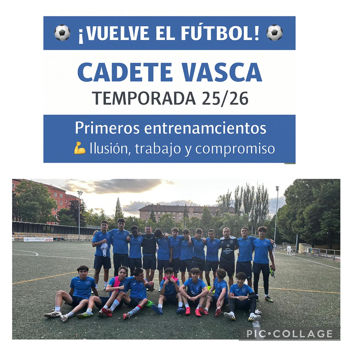 cadete vasca ariznabarra entrenamientos